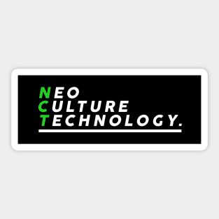 Neo Culture Technology NCT Black Sticker
